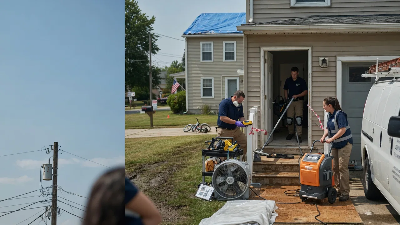 Water Damage Repair in Bridgeport, OH near me